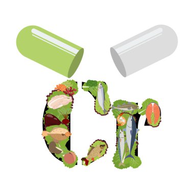 Beyaz arka planda krom mineral çizimi. Vektör illüstrasyonu