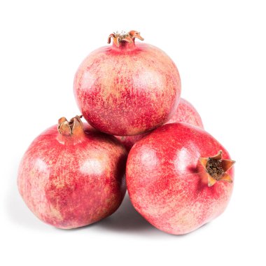 dört nar beyaz zemin üzerine izole