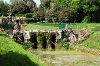 Su chanel fontain Villa Doria Pamphili Via Aurelia Antica, Giglio üzerinden