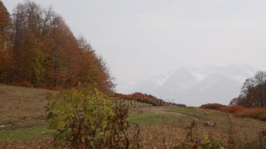 Sonbahar Güz göller Khmelevsky, Aibga aralığı, Krasnaya Polyana, Kafkasya, Rusya Federasyonu