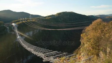 Benzersiz Skypark Aj Hackett Soçi, Mzımta Nehri vadisinde Ahshtyrskaya gorge