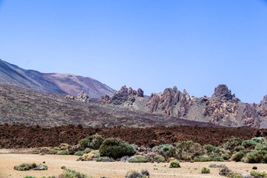 Los Roques de Garcia, benzersiz sembolik Teide Yanardağı Tenerife Adası