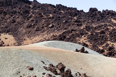 Los Roques de Garcia, benzersiz sembolik Teide Yanardağı Tenerife Adası