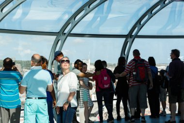 ziyaret edenler Brighton sahil kuş-göz görüş manzarasının keyfini çıkarın.