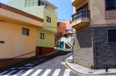 Candelaria, Tenerife, İspanya 'da küçük bir sokak ve geçiş