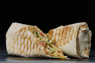Bölgede Shawarma kebabı