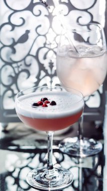 Lezzetli bir kokteyl.