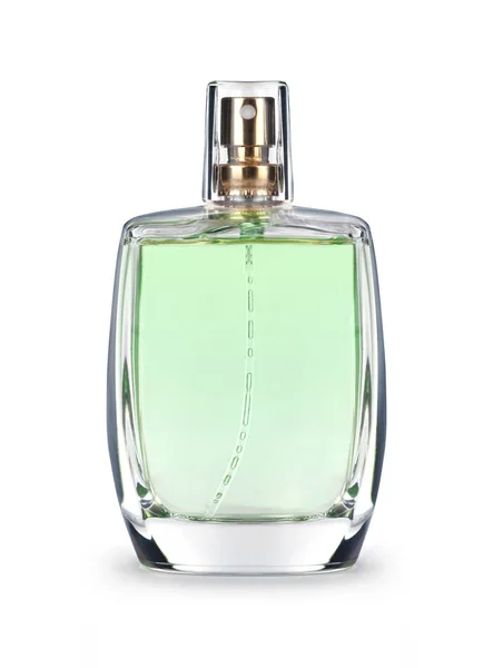 Frasco de perfume sobre fondo blanco —  Fotos de Stock