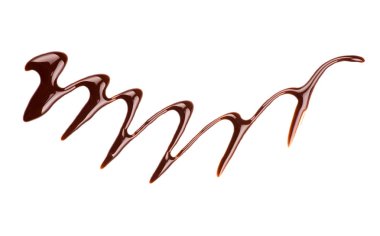 Soyut desen çikolata beyaz zemin üzerine yapılan