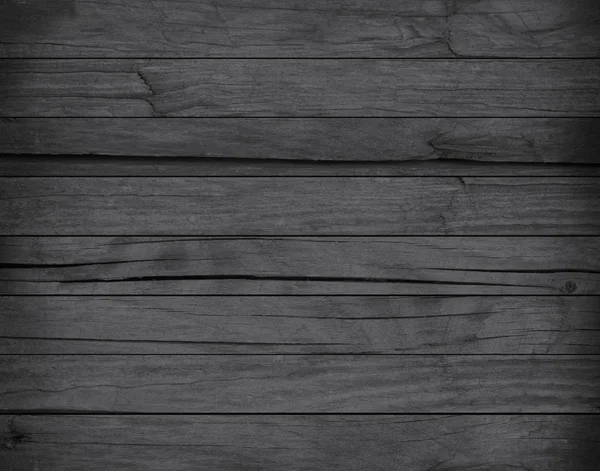 Zwarte houten achtergrond of houten patroon textuur — Stockfoto