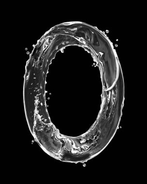 Su sıçraması ile yapılan 0 sayısı