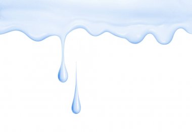 Kozmetik krem izole üzerinde beyaz arka plan damlar