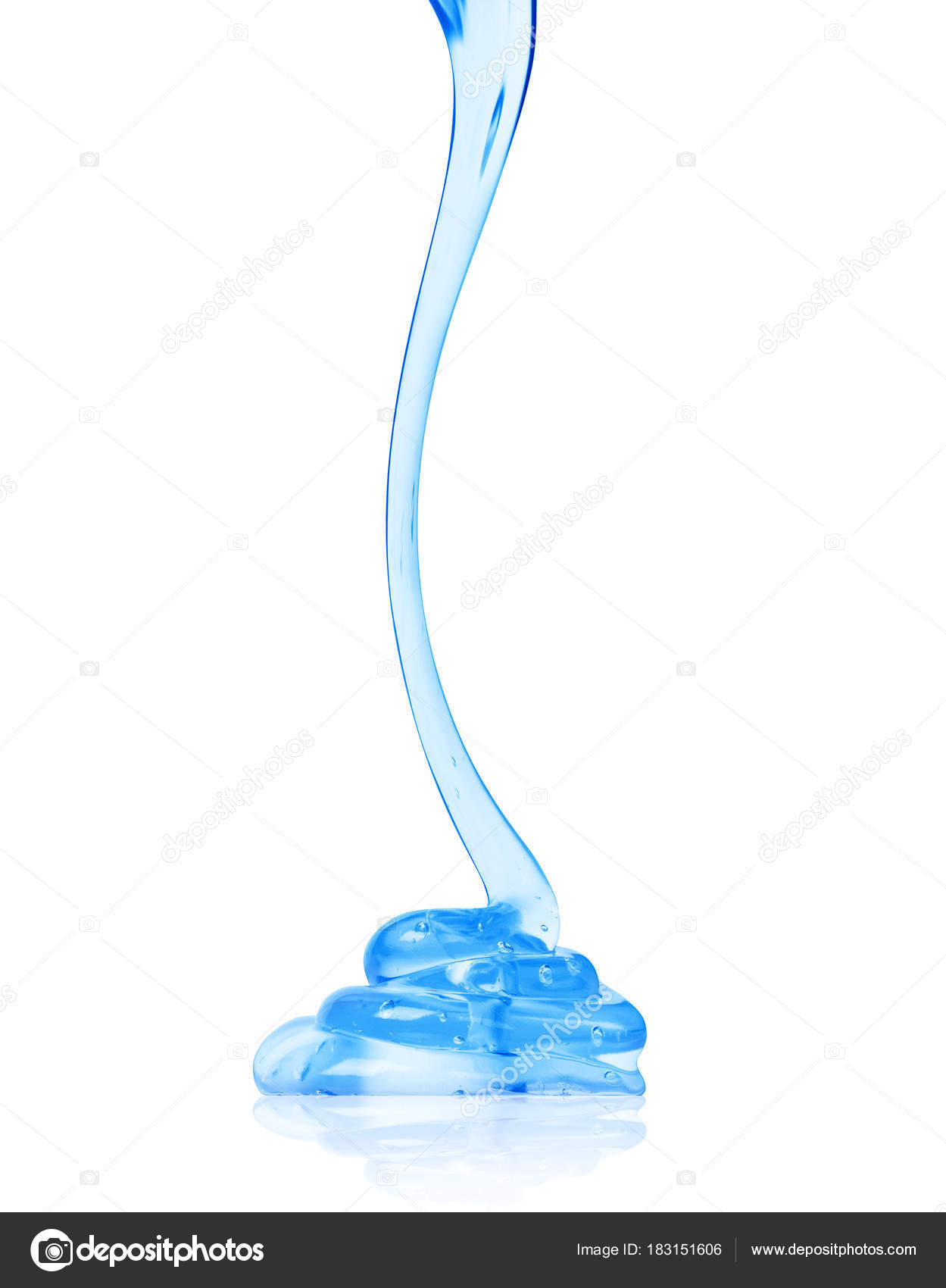 Transparent Viscous Liquid Flows Against A White Background Stock Photo Image By C Vikingur Transparent Viscous Liquid Flows Against A White Background Stock Photo Image By C Vikingur