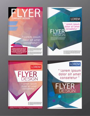 Düzen tasarım şablonu yıllık rapor el ilanı broşür Modern backgr