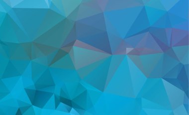 Mavi ışık çokgen düşük çokgen üçgen desen arka plan