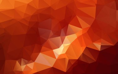 Işık turuncu desen. Sorunsuz üçgen desen. Geometrik esen