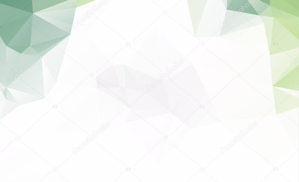 Abstract polygonal illustration, which consist of triangles. Tri