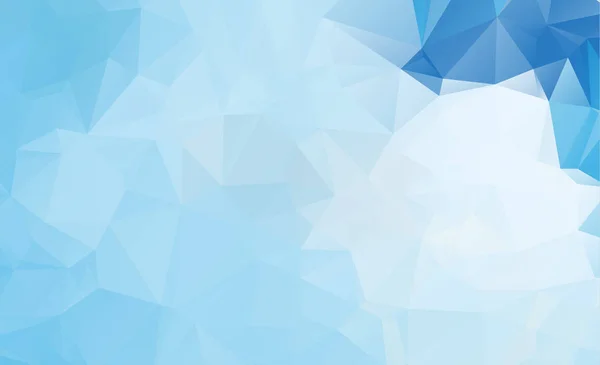 Mavi ışık çokgen mozaik renkli, vektör çizim, otobüs