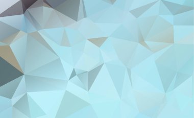 Mavi ışık çokgen düşük çokgen üçgen desen arka plan