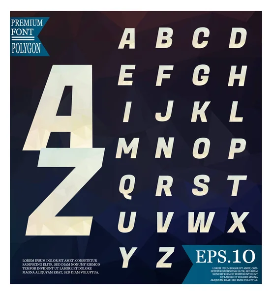 Yazı tipi düşük Poli arka planlar üzerinde tam geometrik sha renk desen