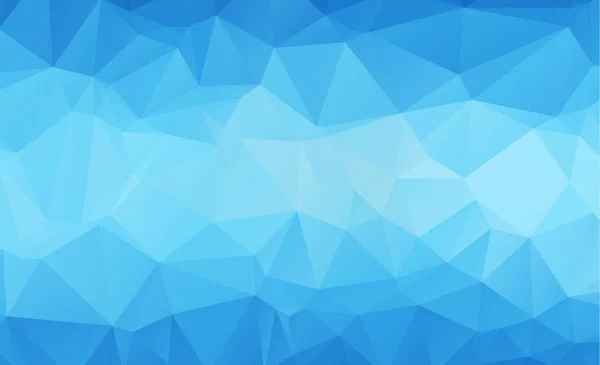 Mavi ışık çokgen mozaik renkli, vektör çizim, otobüs