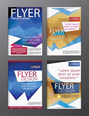 Düzen tasarım şablonu yıllık rapor el ilanı broşür Modern backgr