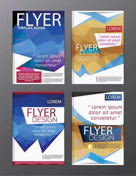 Düzen tasarım şablonu yıllık rapor el ilanı broşür Modern backgr