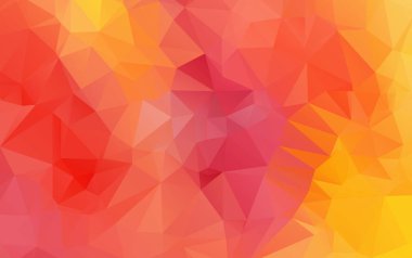 Işık turuncu desen. Sorunsuz üçgen desen. Geometrik esen