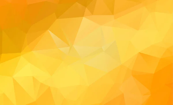 Das ist ein gelbes Vektormuster. Dreieckschablone. geometrisches Muster — Stockvektor