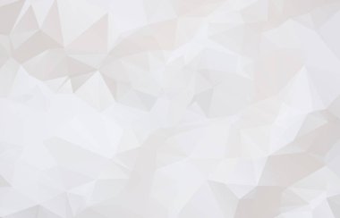 Işık gri vektör bulanık üçgen arka plan tasarımı. Geometrik b