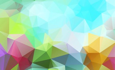 Üçgen oluşur soyut yeşil. Geometrik arka plan 