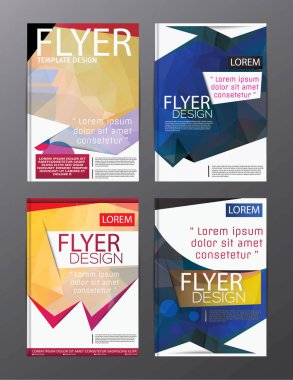 Düzen tasarım şablonu yıllık rapor el ilanı broşür Modern backgr