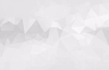 Işık gri vektör bulanık üçgen arka plan tasarımı. Geometrik b