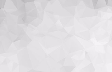 Işık gri vektör bulanık üçgen arka plan tasarımı. Geometrik b