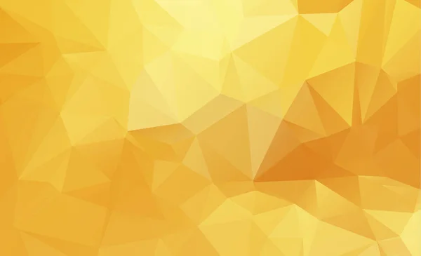 Light Orange vector Low poly crystal background. Polygon design — Stock Vector