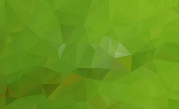Абстрактно зеленые, состоящие из треугольников. Геометрический фон — стоковый вектор