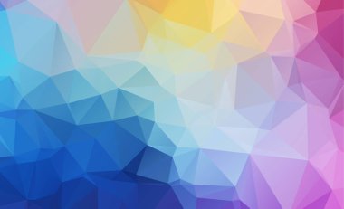 olygonal arka plan üçgen mavi rengini oluşan 