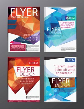 Düzen tasarım şablonu yıllık rapor el ilanı broşür Modern backgr