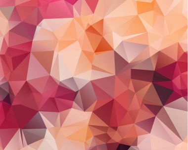 Hangi oluşur çok renkli mor, pembe poligonal illüstrasyon,