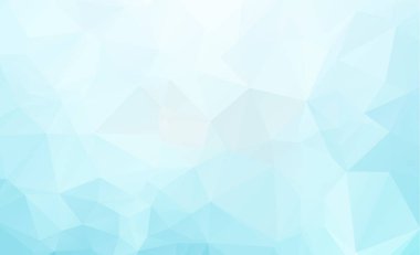 Mavi ışık çokgen düşük çokgen üçgen desen arka plan