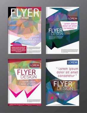 Düzen tasarım şablonu yıllık rapor el ilanı broşür Modern backgr