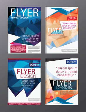 Düzen tasarım şablonu yıllık rapor el ilanı broşür Modern backgr