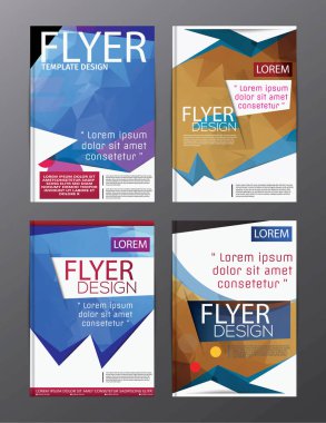 Düzen tasarım şablonu yıllık rapor el ilanı broşür Modern backgr