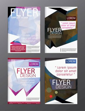 Düzen tasarım şablonu yıllık rapor el ilanı broşür Modern backgr