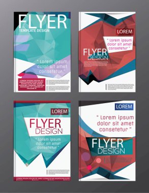 Düzen tasarım şablonu yıllık rapor el ilanı broşür Modern backgr