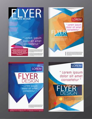 Düzen tasarım şablonu yıllık rapor el ilanı broşür Modern backgr