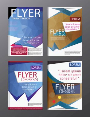 Düzen tasarım şablonu yıllık rapor el ilanı broşür Modern backgr