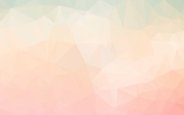 Işık turuncu desen. Sorunsuz üçgen desen. Geometrik esen