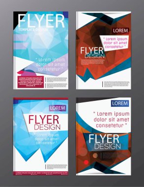 Düzen tasarım şablonu yıllık rapor el ilanı broşür Modern backgr