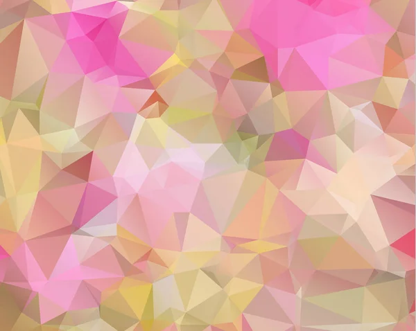 Conception de fond triangle rose. Fond géométrique en Origami — Image vectorielle